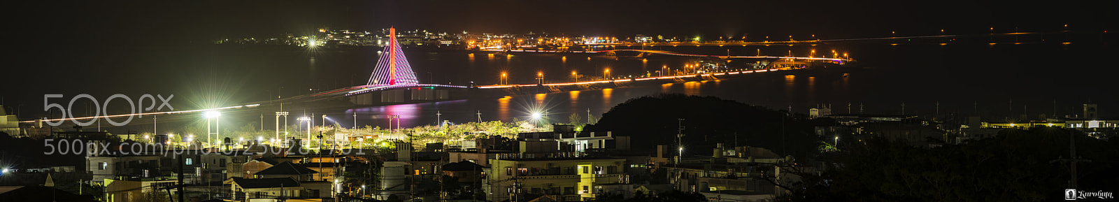 Pentax K-5 IIs sample photo. Night view of okinawa photography