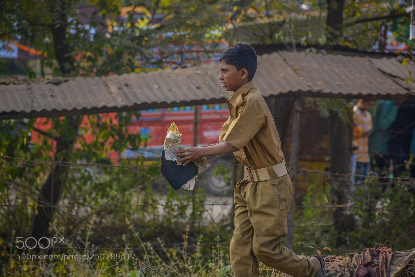 Nikon D5200 sample photo. Students cleaning roads on photography