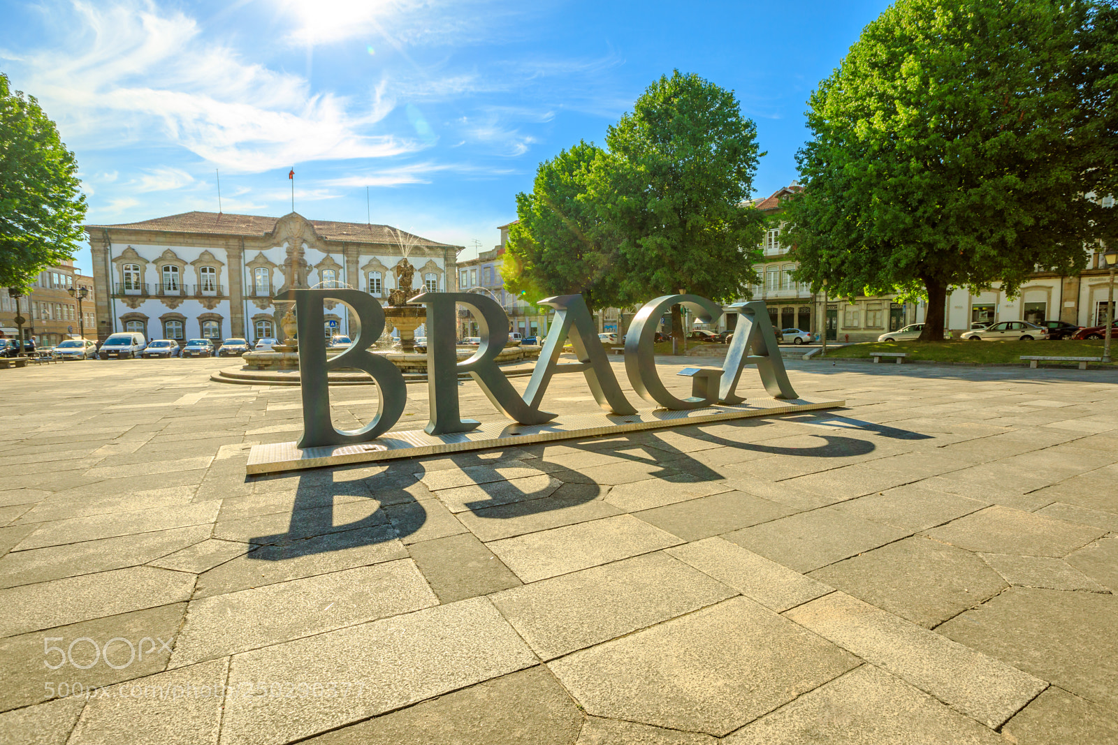 Canon EOS 5D Mark IV sample photo. Braga sign portugal photography