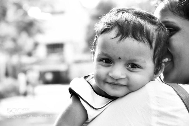 Nikon D5500 sample photo. Innocent smile photography