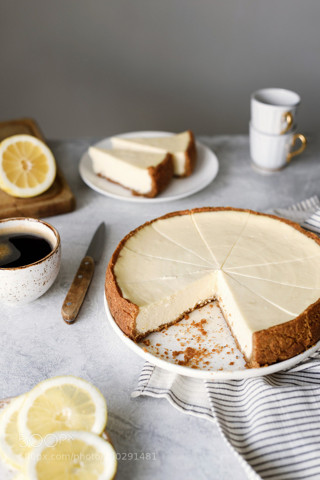 Nikon D810 sample photo. Lemon cheesecake on a photography