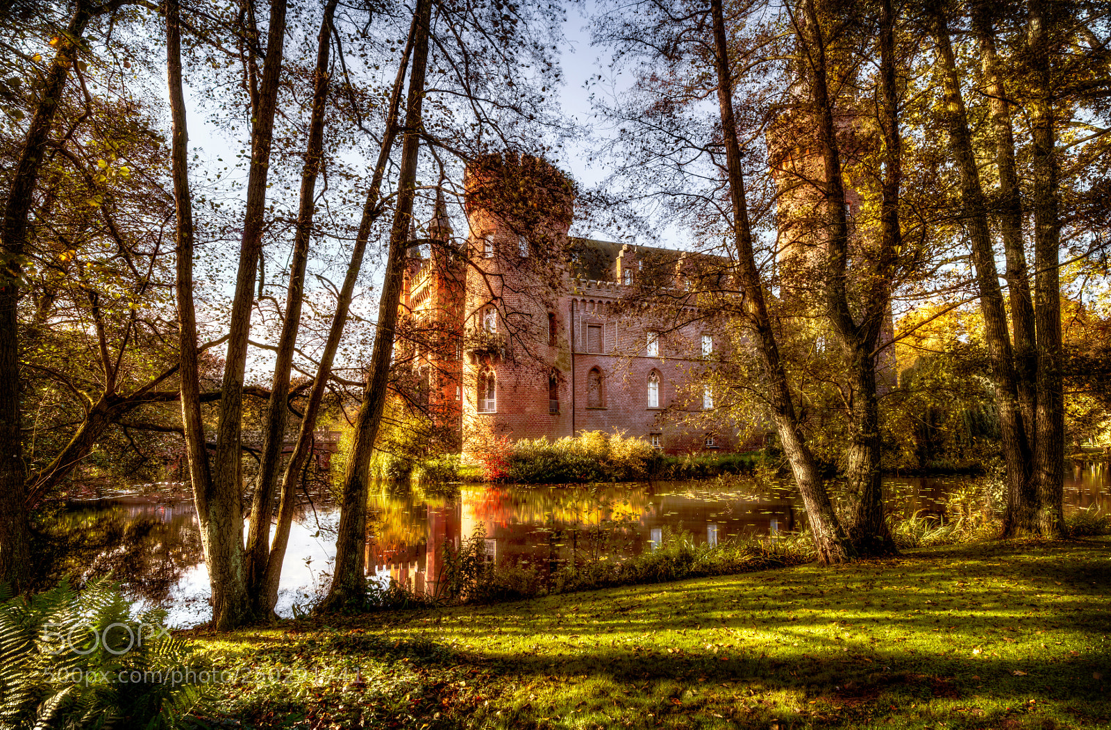 Nikon D810 sample photo. Moyland castle photography