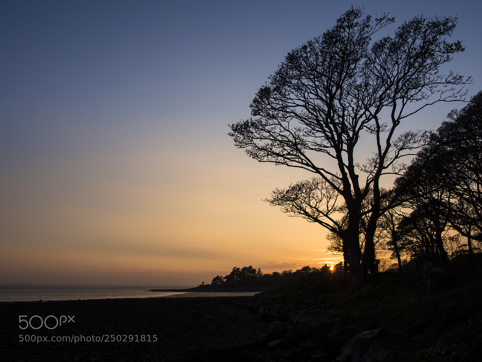 Olympus OM-D E-M5 sample photo. Sunset at mount stewart photography