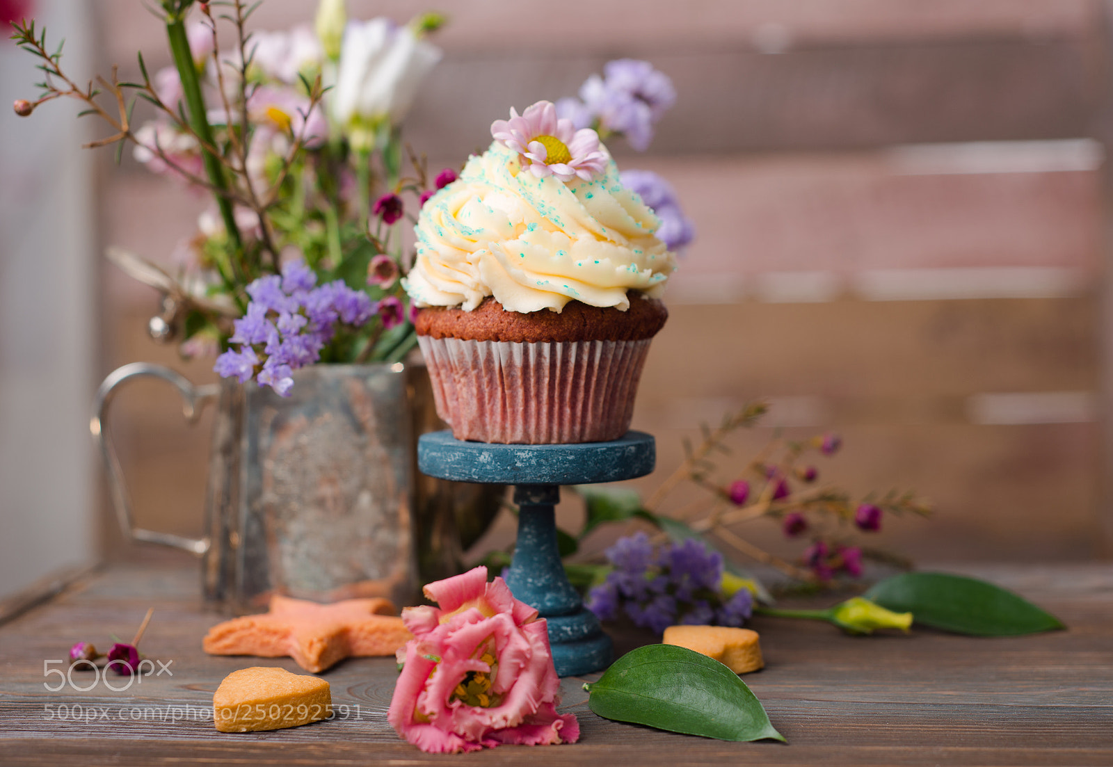 Nikon D610 sample photo. Cup cakes with cream photography