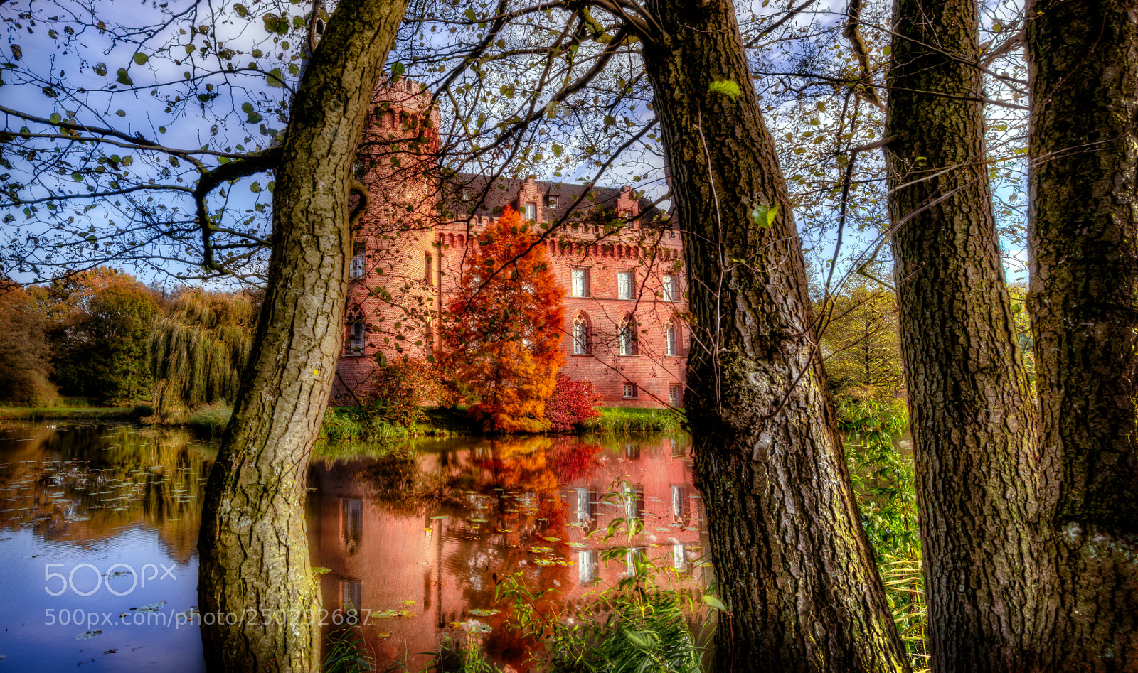 Nikon D810 sample photo. Moyland castle photography