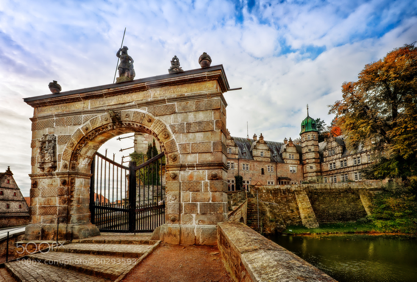 Nikon D810 sample photo. Hamelschenburg castle photography
