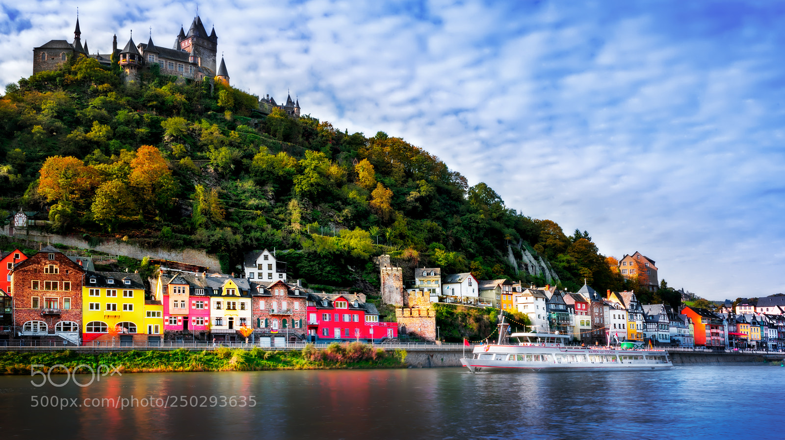 Nikon D810 sample photo. Cochem castle photography