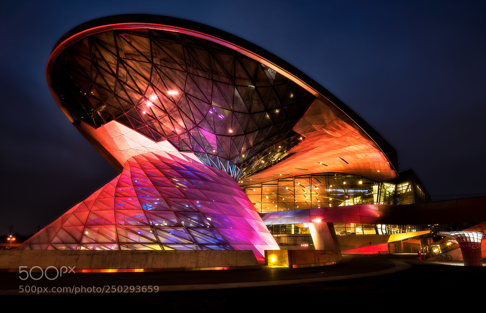 Nikon D810 sample photo. Bmw welt, "world" photography