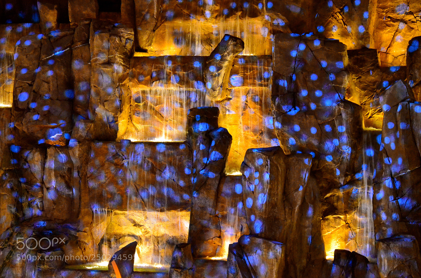 Nikon D7000 sample photo. Colorful waterfall photography