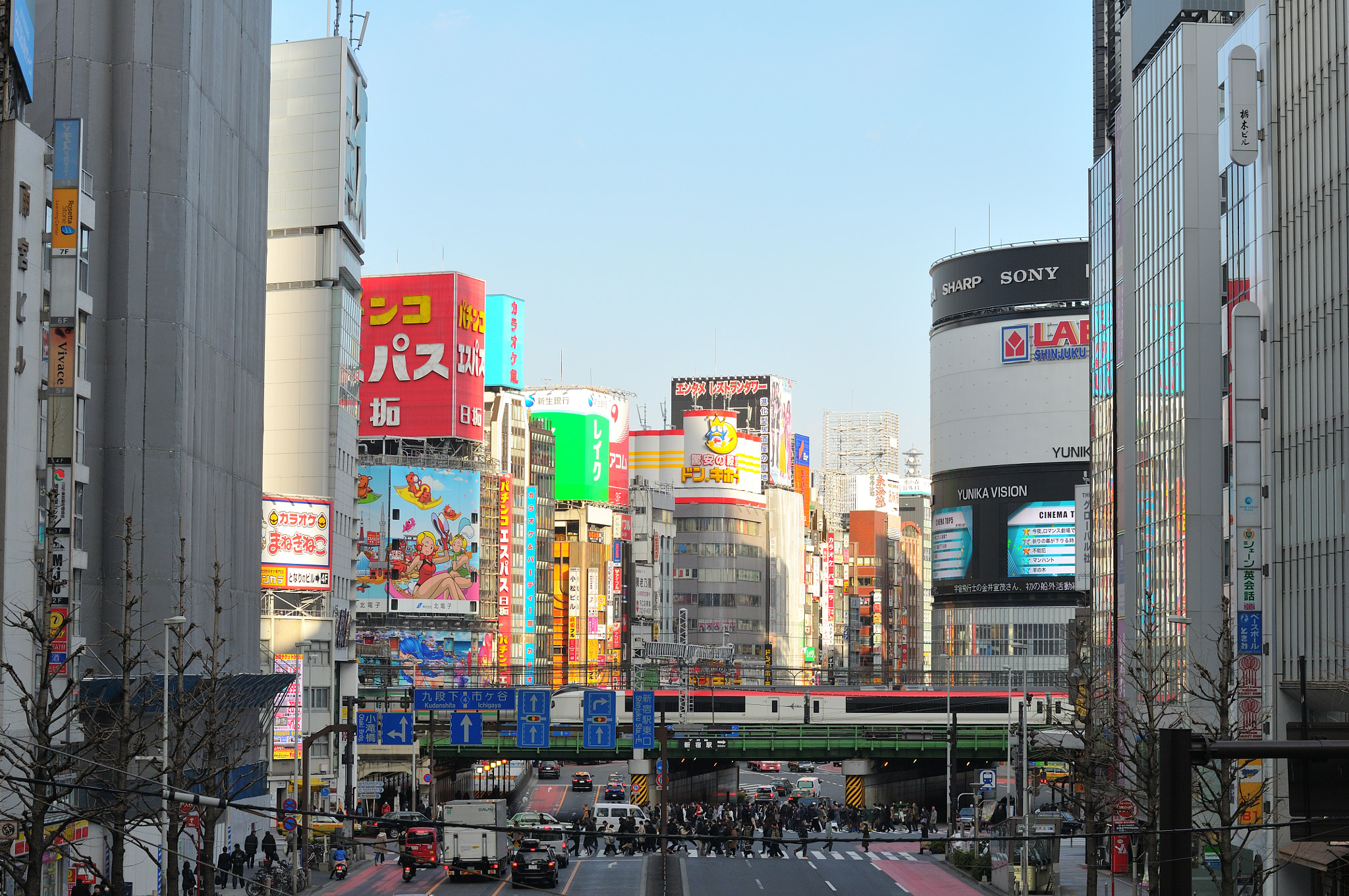 Nikon AF Nikkor 50mm F1.4D sample photo. Shinjuku, tokyo photography