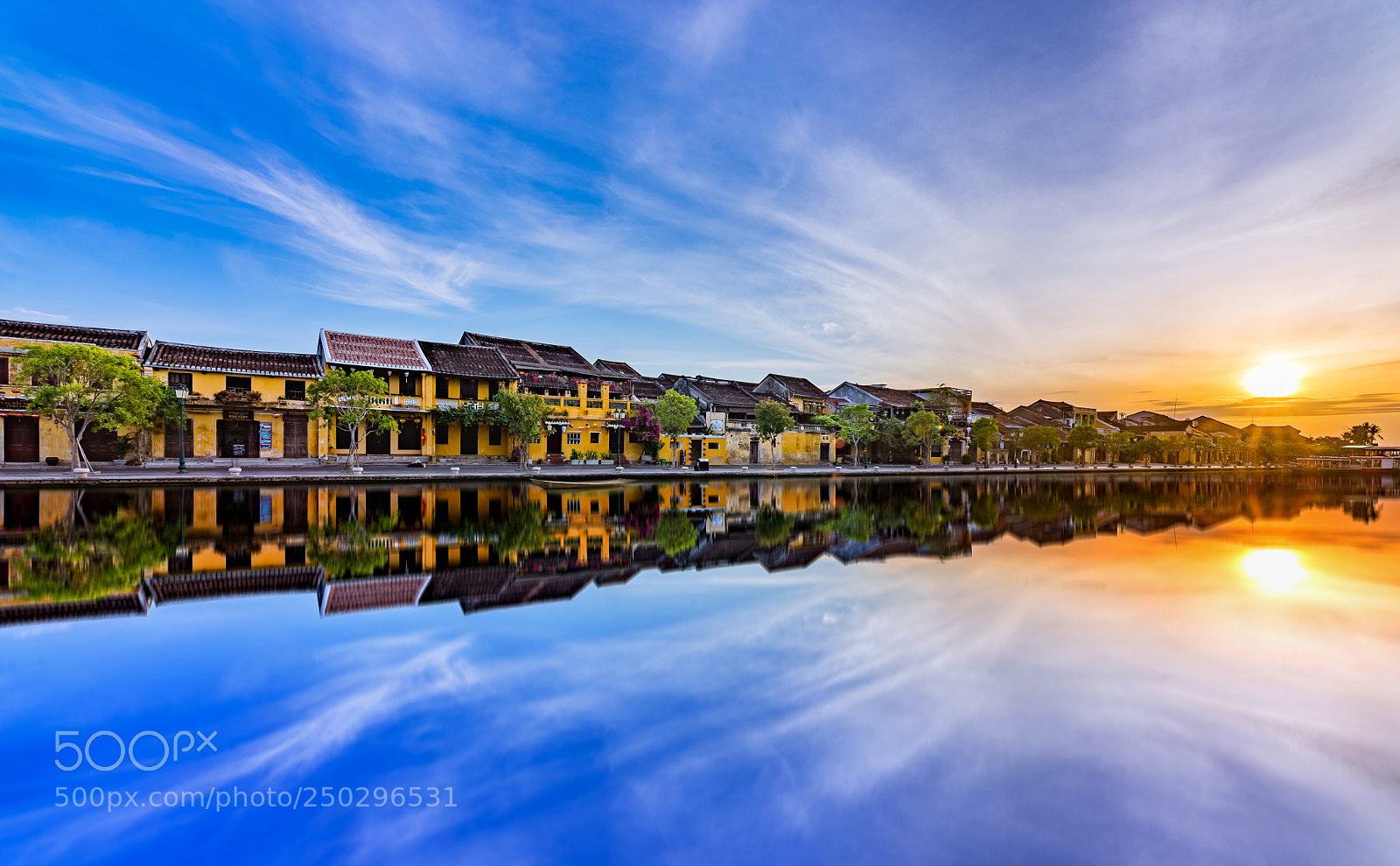 Sony a7 II sample photo. Hoi an reflection photography