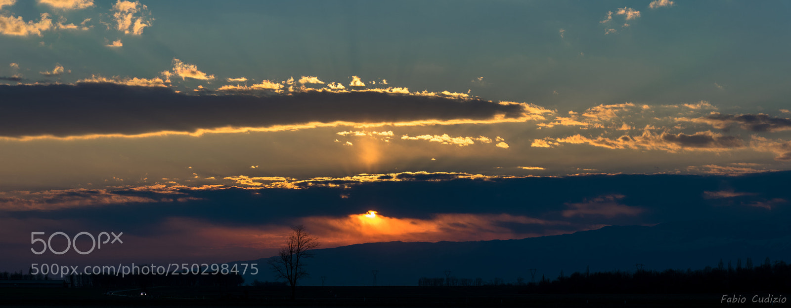 Nikon D3300 sample photo. Tramonto sulla pianura friulana photography