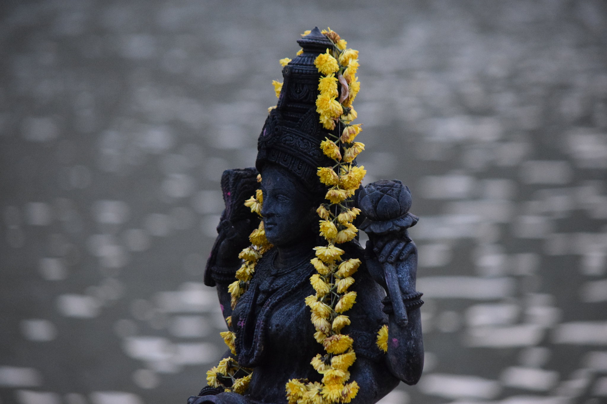 Nikon D3300 sample photo. Ganga devi statue photography