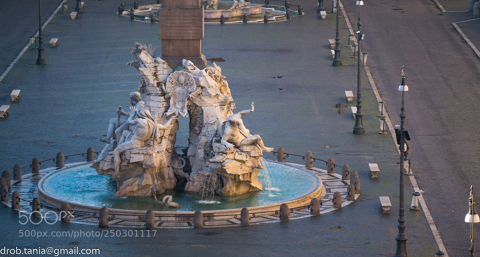 Sony Alpha NEX-5T sample photo. Bernini fountain photography