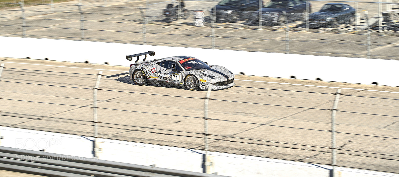 Sony a7R II sample photo. Ferrari 458 challenge photography