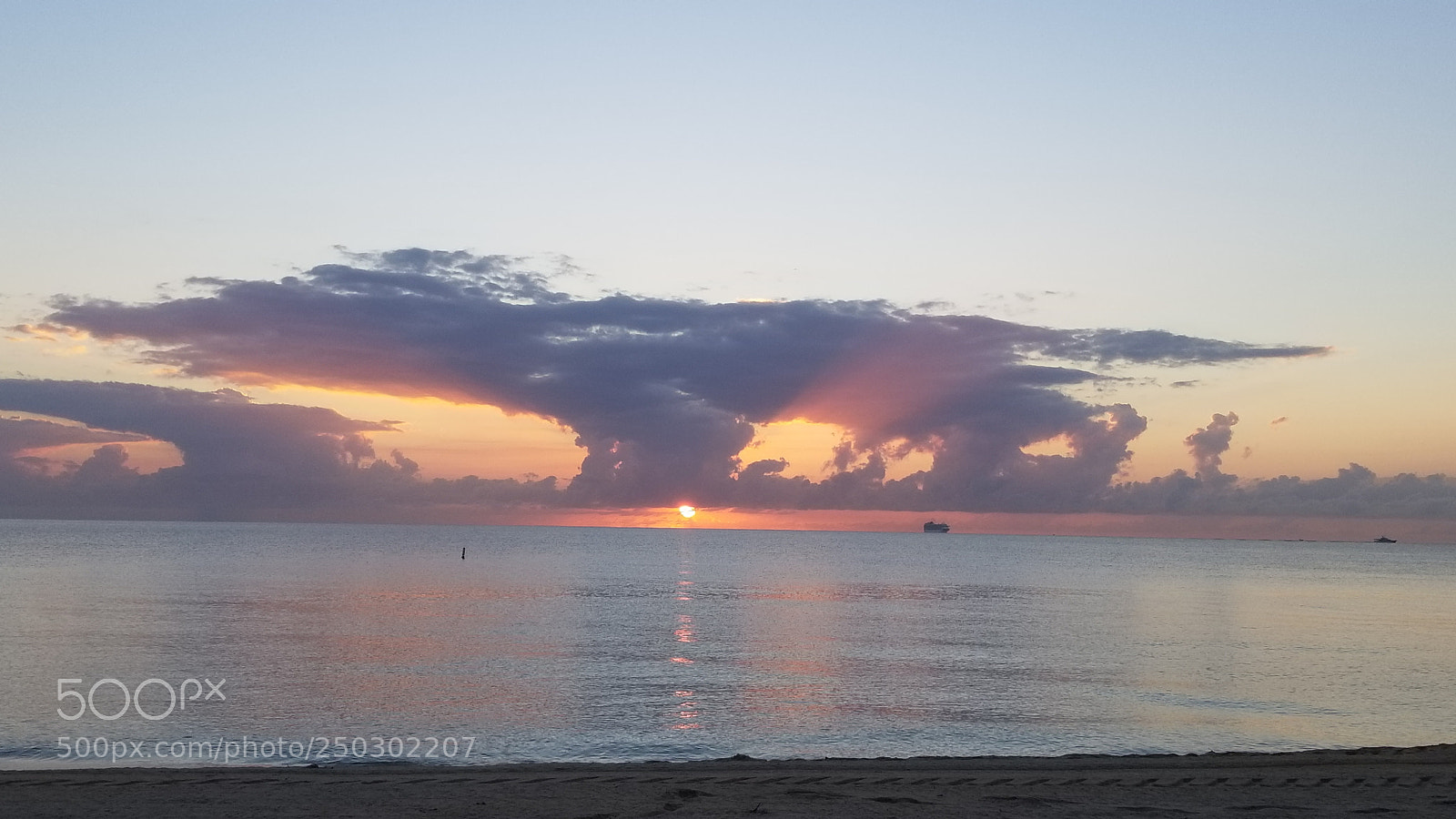 Samsung Galaxy S8+ sample photo. Sunrise fort lauderdale beach photography