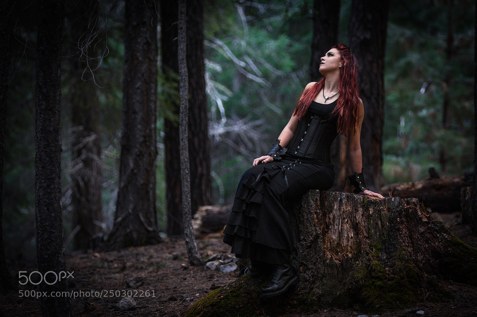 Nikon D7100 sample photo. Woodland goth photography