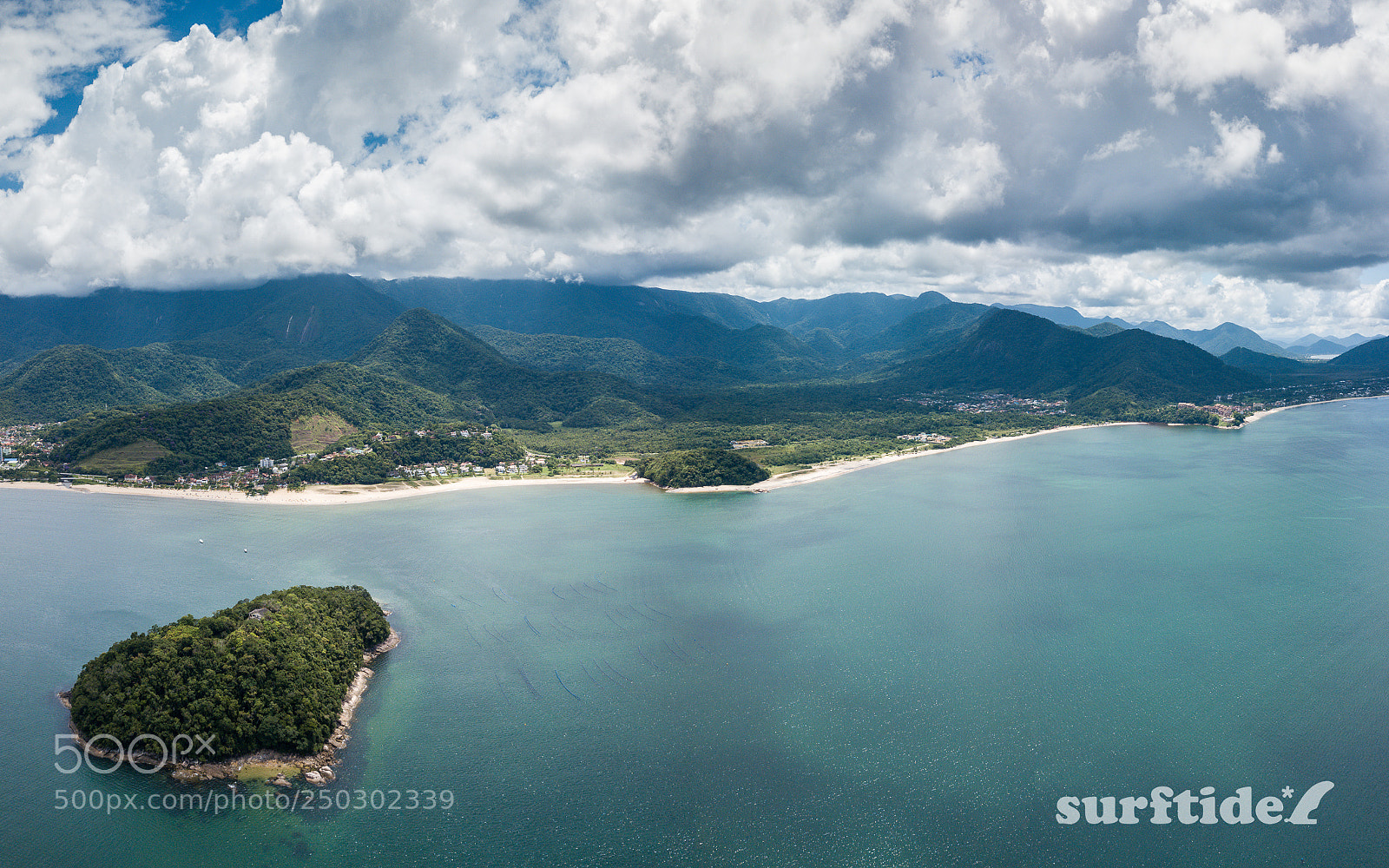 DJI FC220 sample photo. Aerial view of cocanha photography