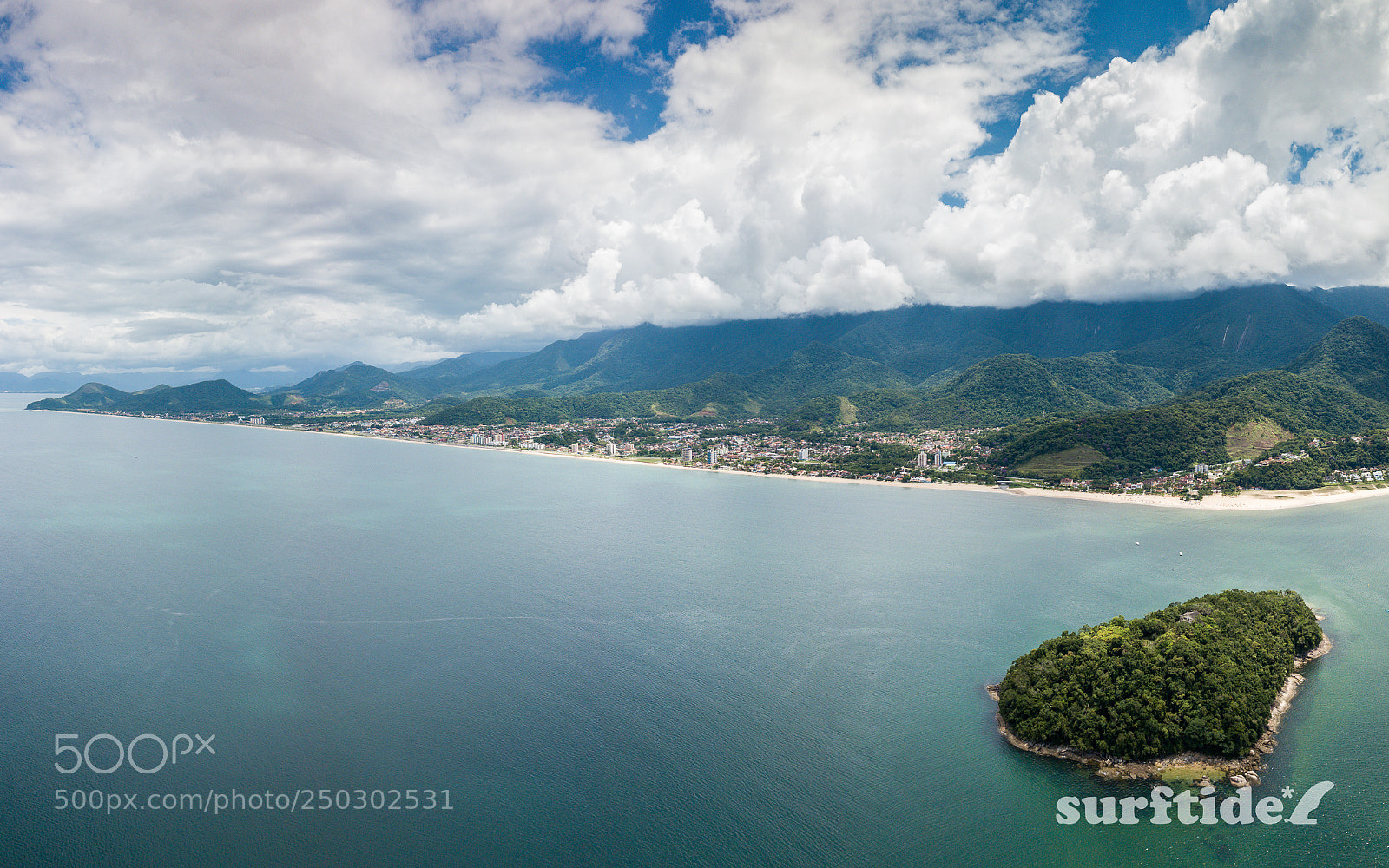 DJI FC220 sample photo. Aerial view of cocanha photography