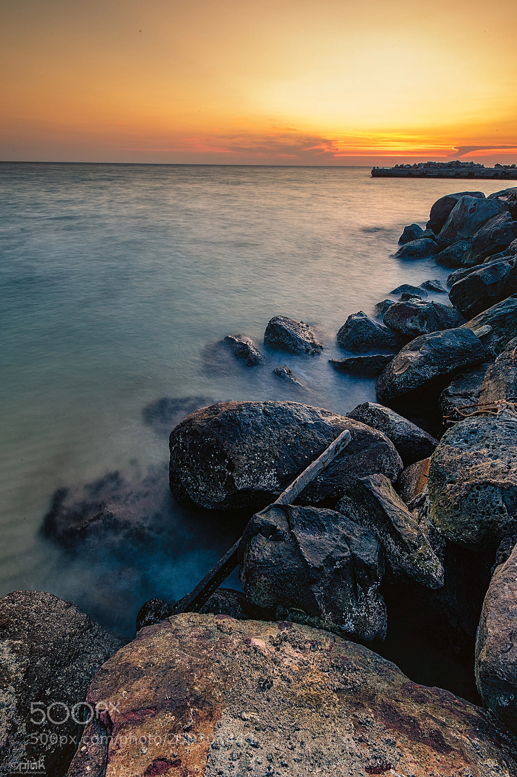 Canon EOS-1D X Mark II sample photo. Rocky pier photography