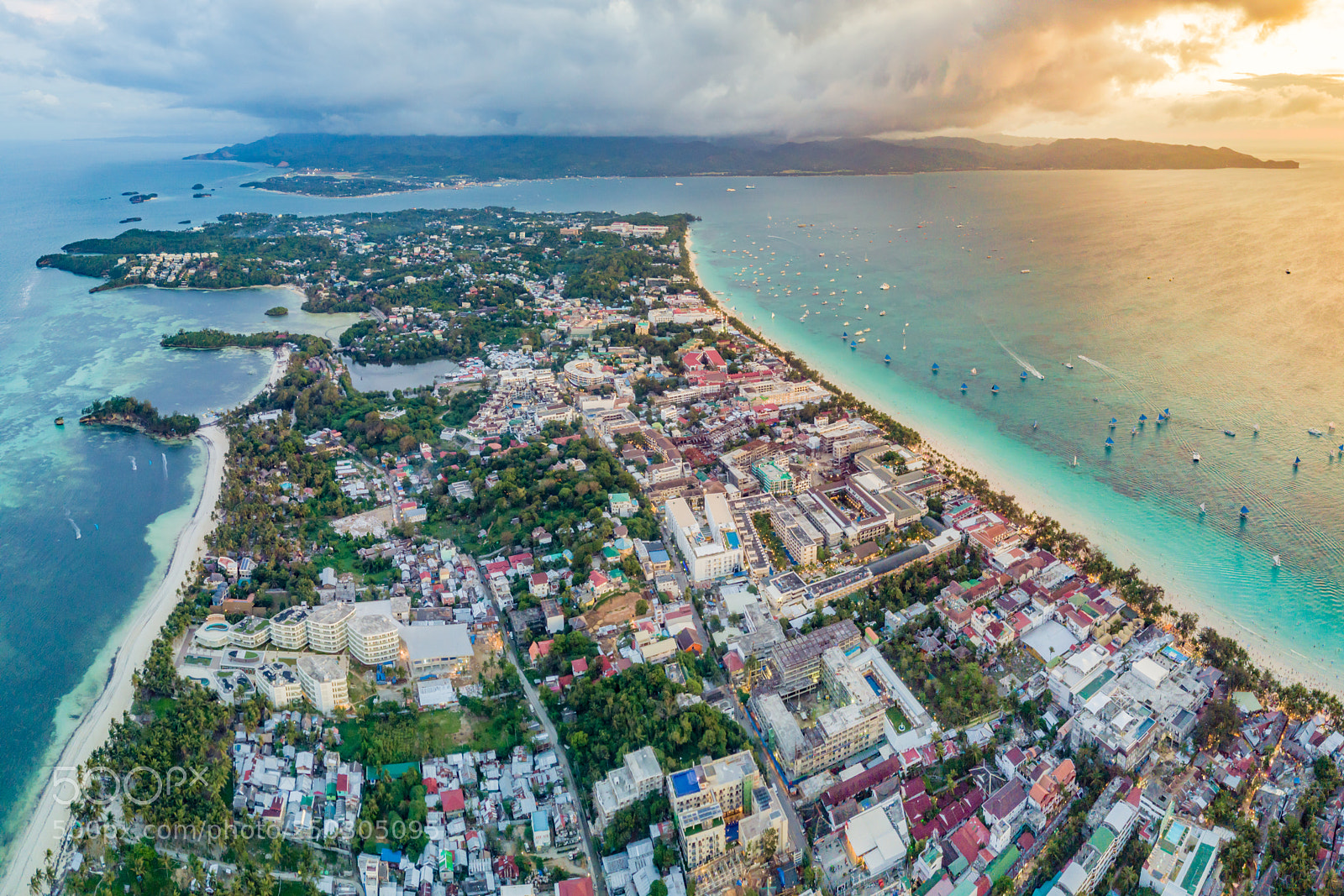 DJI FC220 sample photo. Boracay, philippines photography