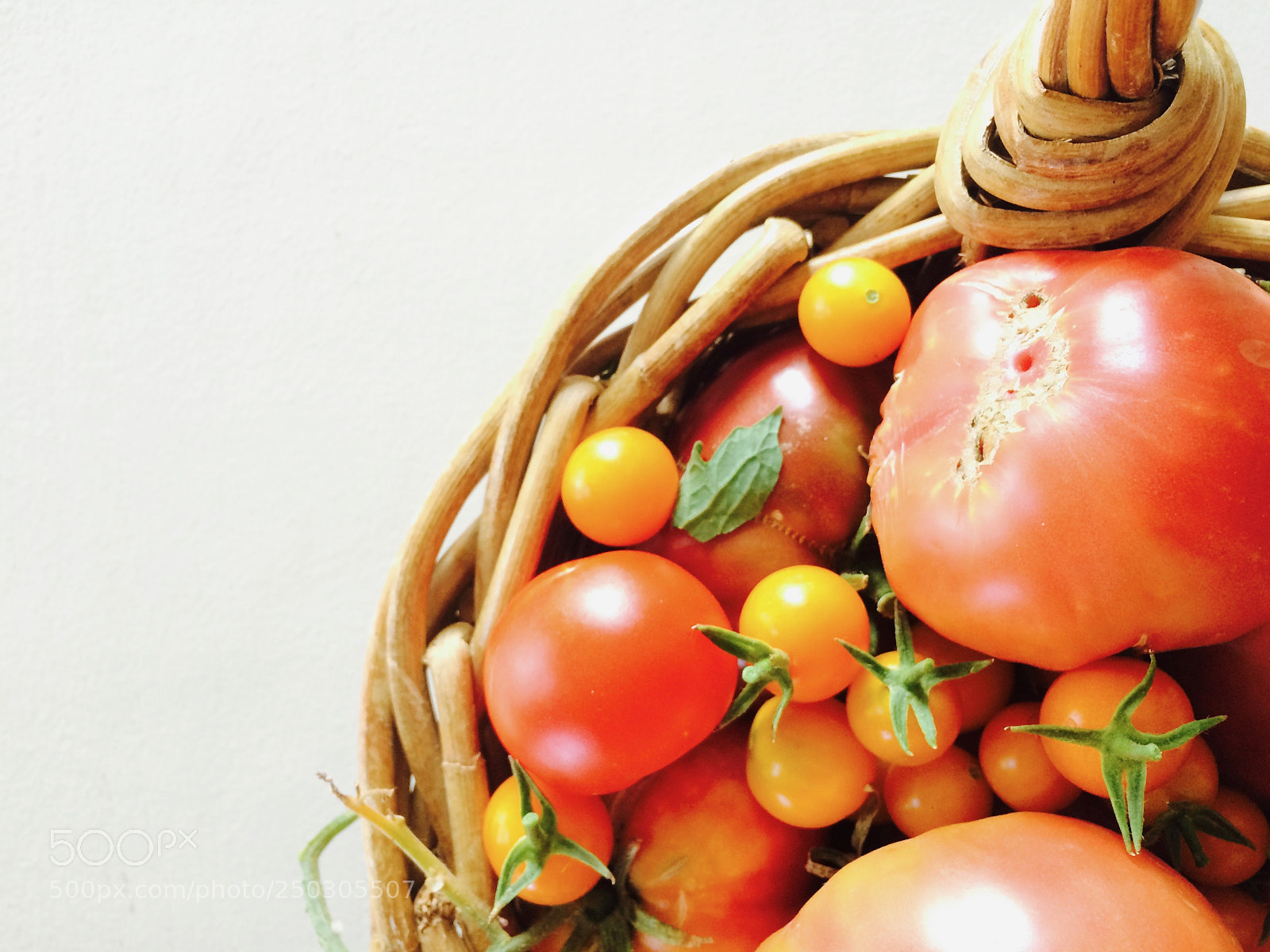 Apple iPhone 5s sample photo. Basket of tomatos photography