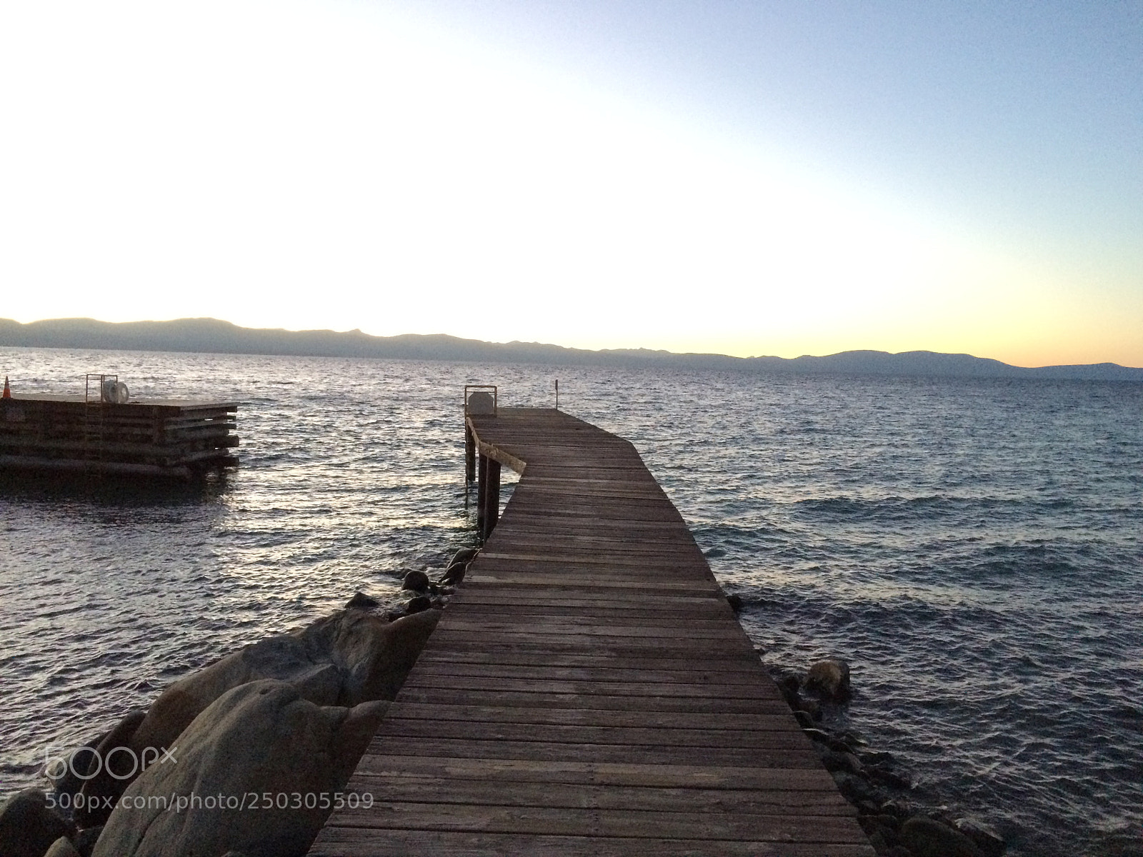 Apple iPhone 5s sample photo. Lake tahoe pier photography