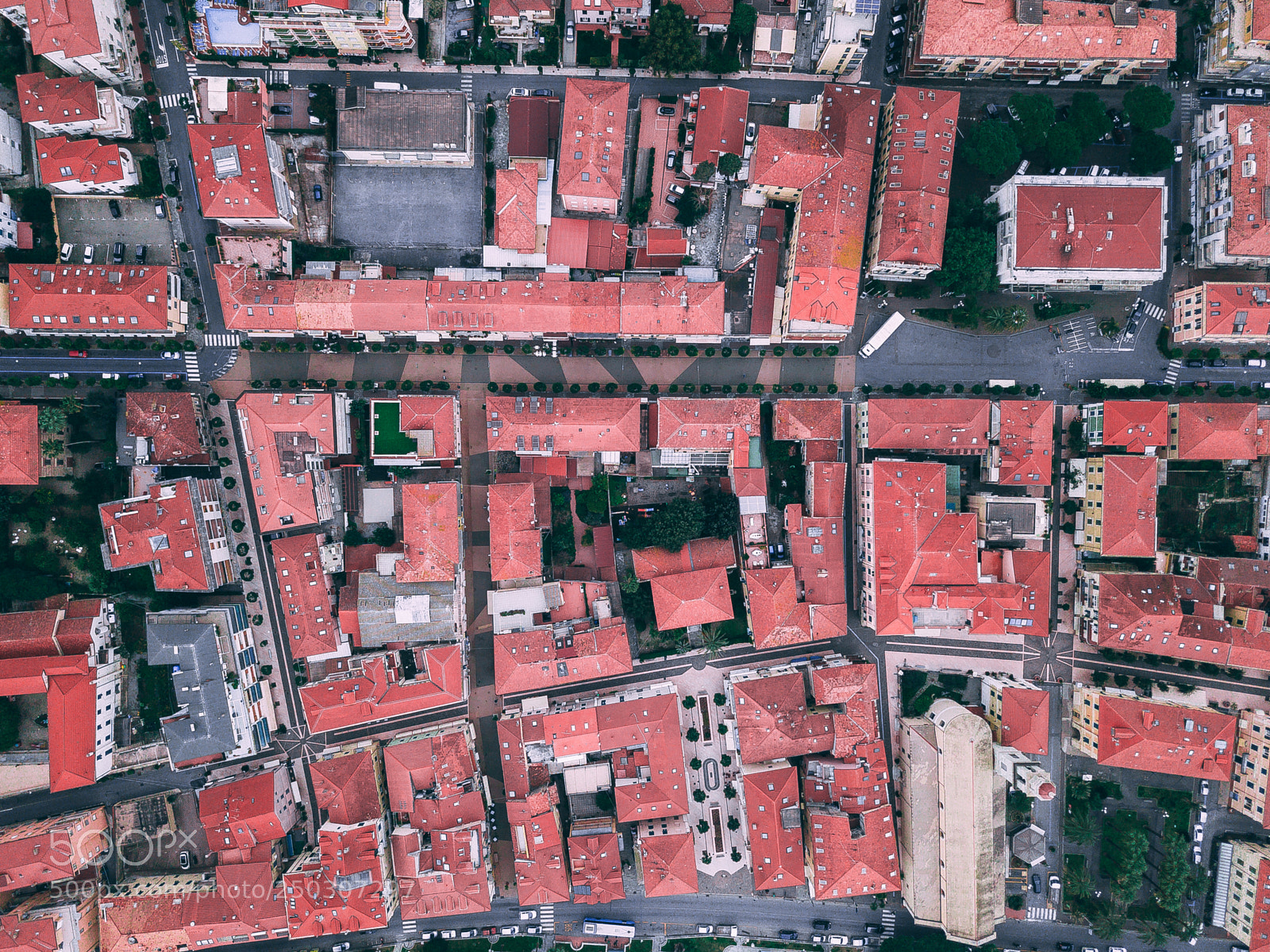 DJI FC220 sample photo. Flying over the city photography