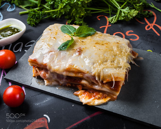 Canon EOS-1D Mark III sample photo. Lolita pizza lasagna x photography