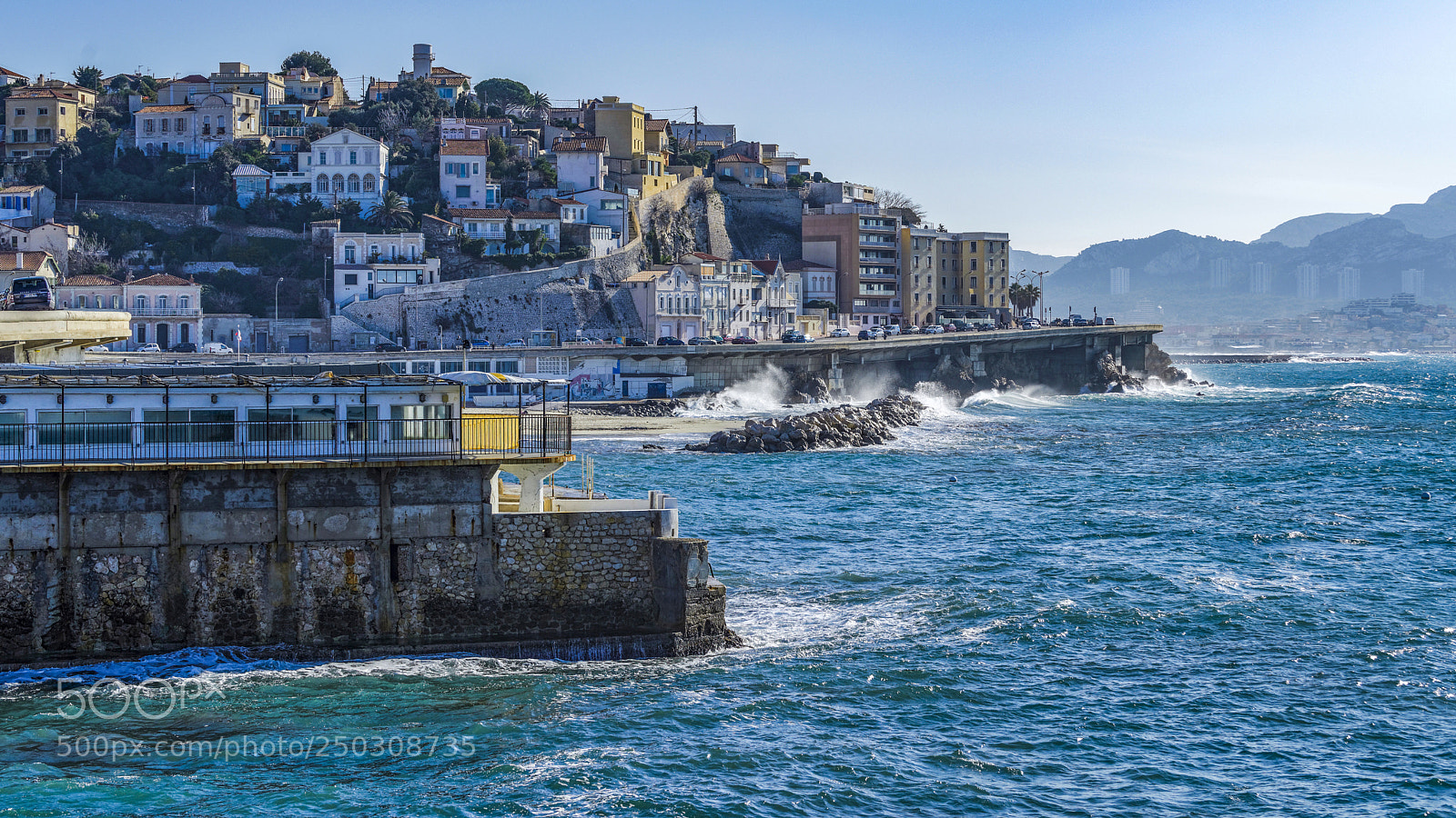 Nikon D800 sample photo. Windy day in marseille photography