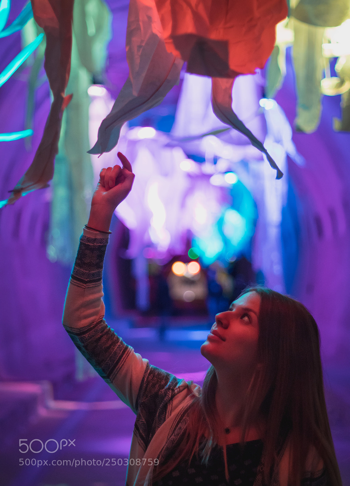 Canon EOS 80D sample photo. Light festival portrait photography