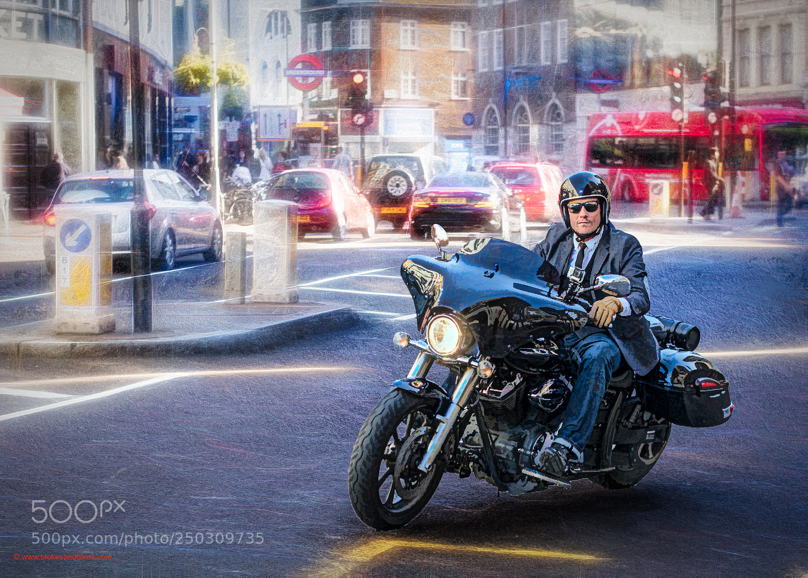 Olympus PEN E-P5 sample photo. Harley rider photography
