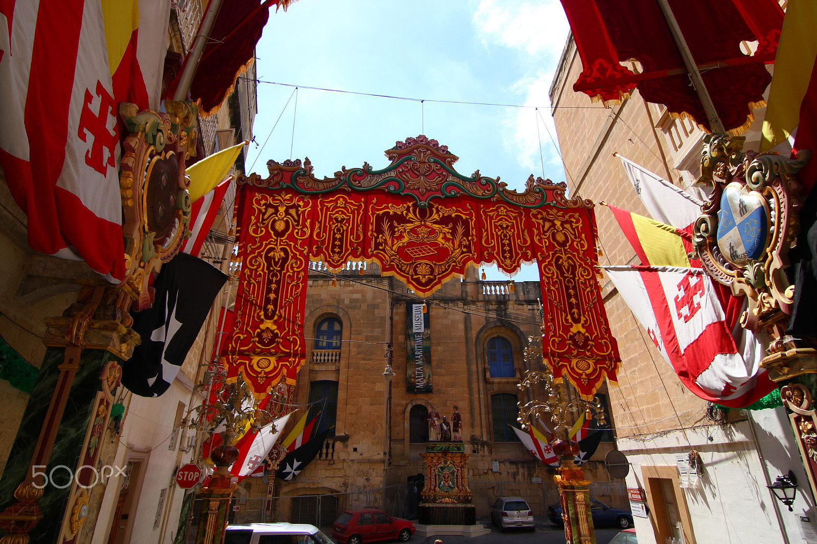 Canon EOS 550D (EOS Rebel T2i / EOS Kiss X4) sample photo. Malta decorations for religious celebrations photography