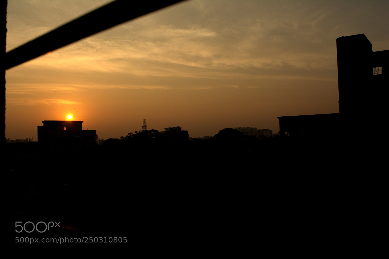Nikon D5200 sample photo. Skyline sunset photography
