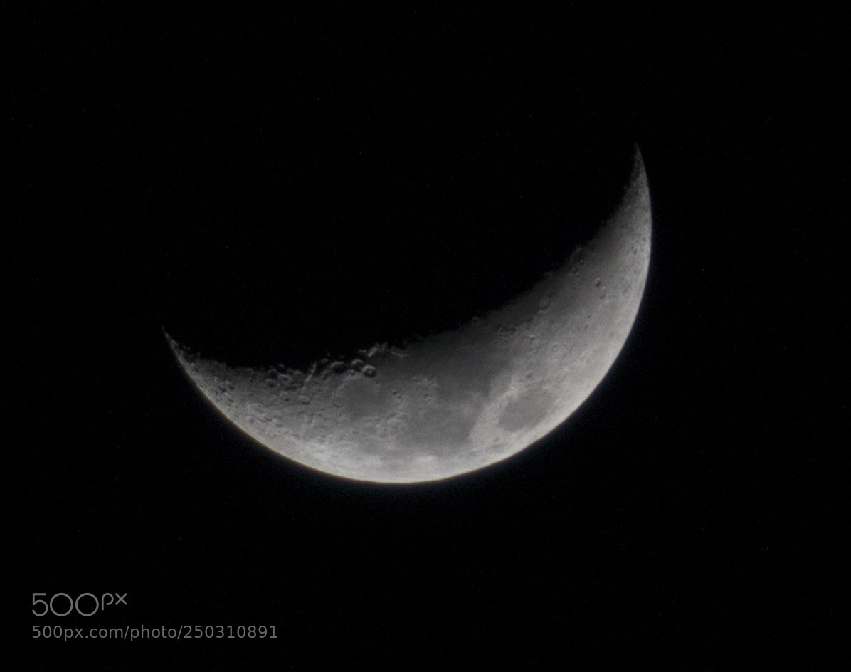 Nikon D3300 sample photo. Moon photography