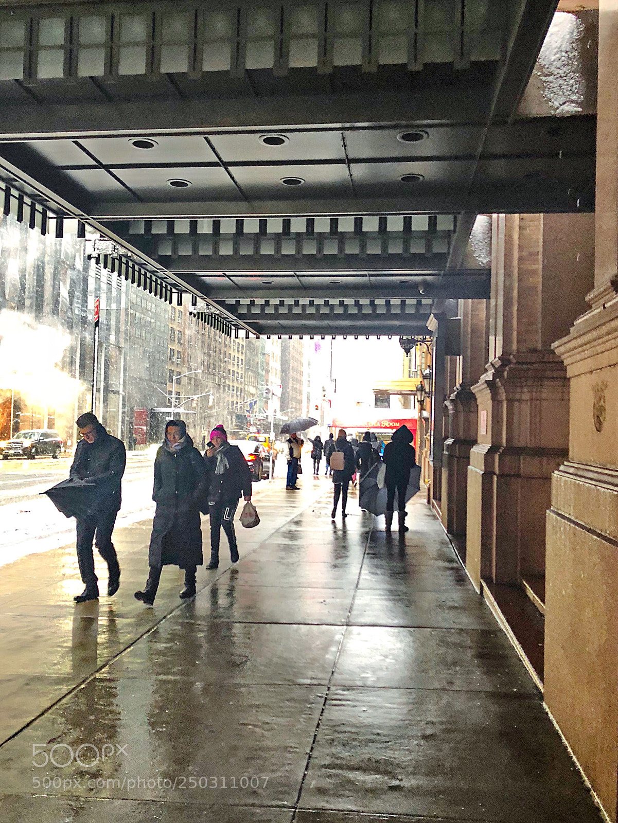 Apple iPhone X sample photo. Snow scene photography