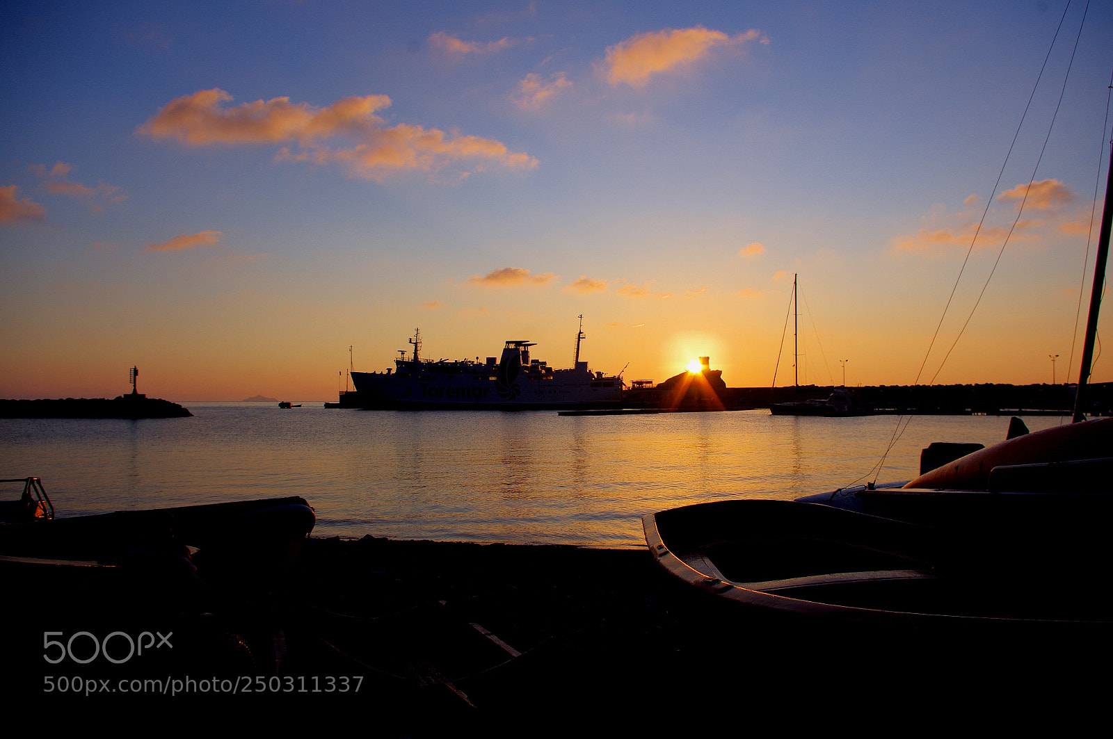Pentax K-r sample photo. Rio marina - sunrise photography