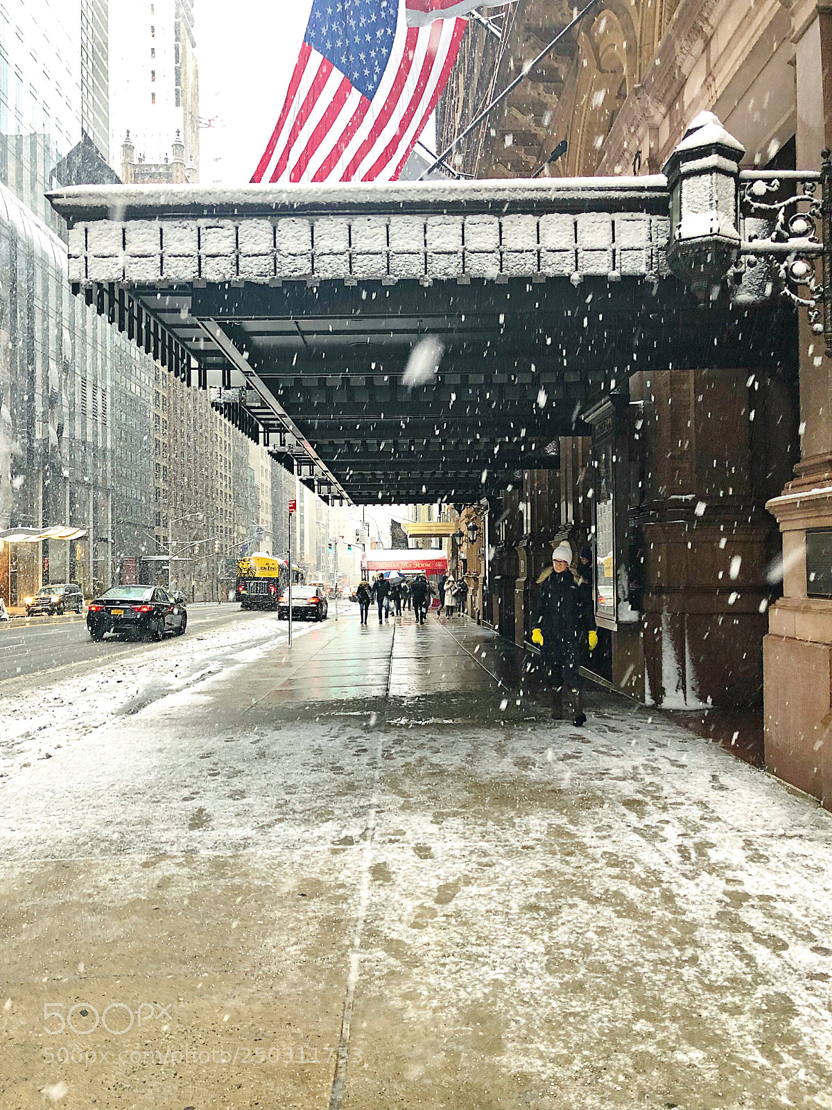 Apple iPhone X sample photo. Snow scene photography