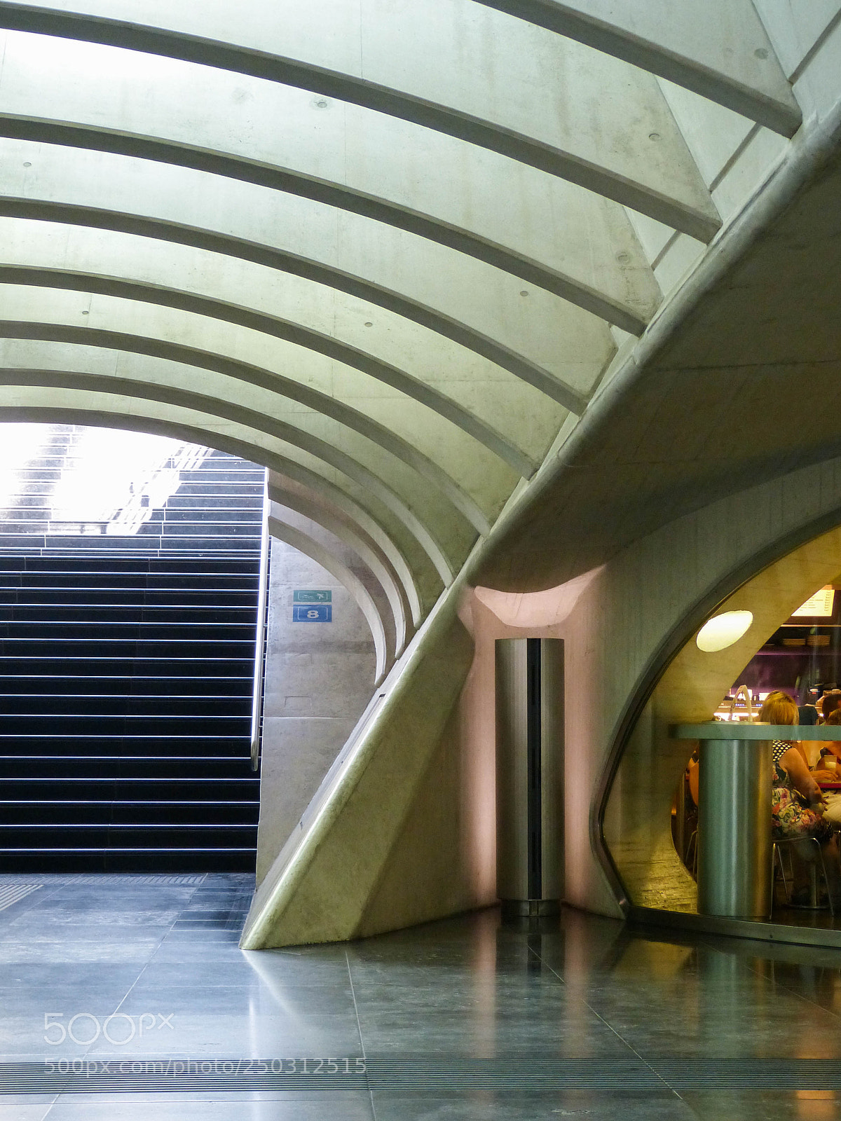 Panasonic Lumix DMC-FZ150 sample photo. Stairs and structure photography