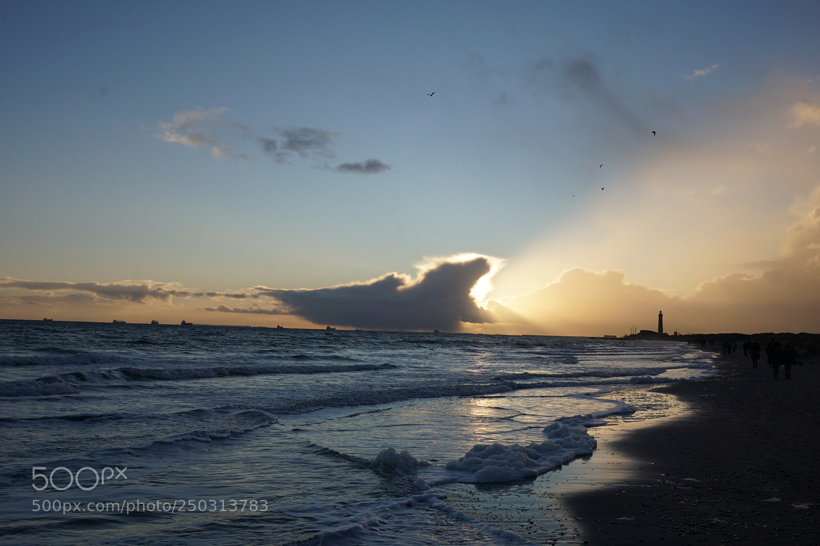 Sony a6000 sample photo. Cloudy beach photography