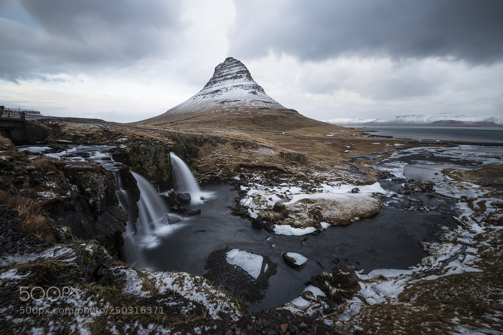 Nikon D850 sample photo. Stormy kirkjufell photography