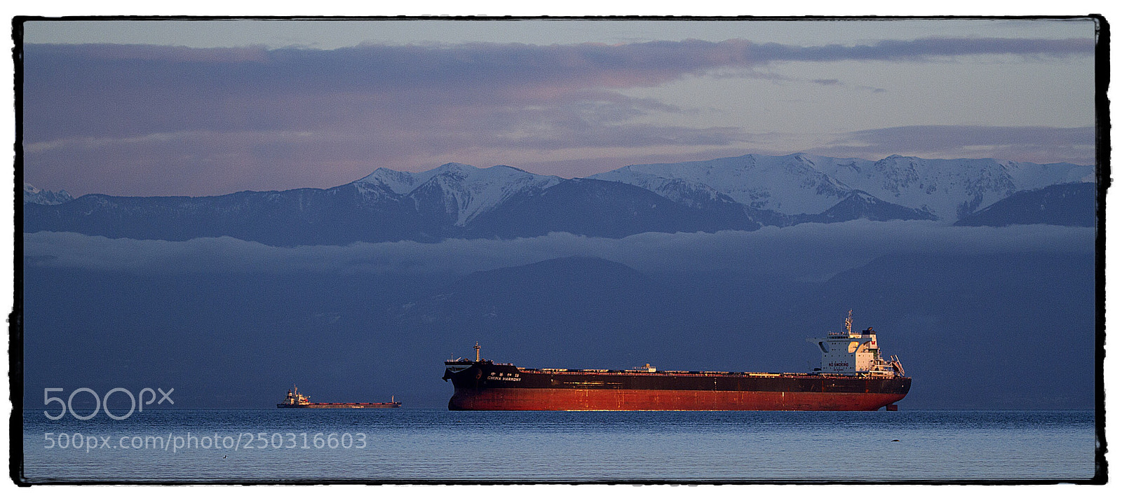 Canon EOS 7D sample photo. Ships and mountains at photography