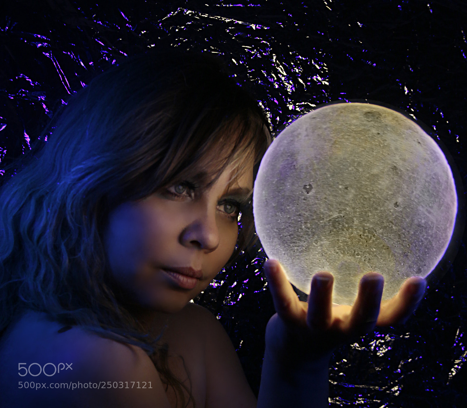 Canon EOS 70D sample photo. The moon photography