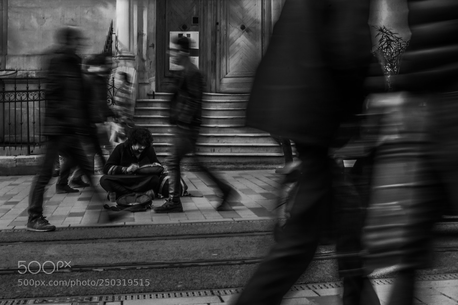 Nikon D7100 sample photo. Talented homeless musician photography