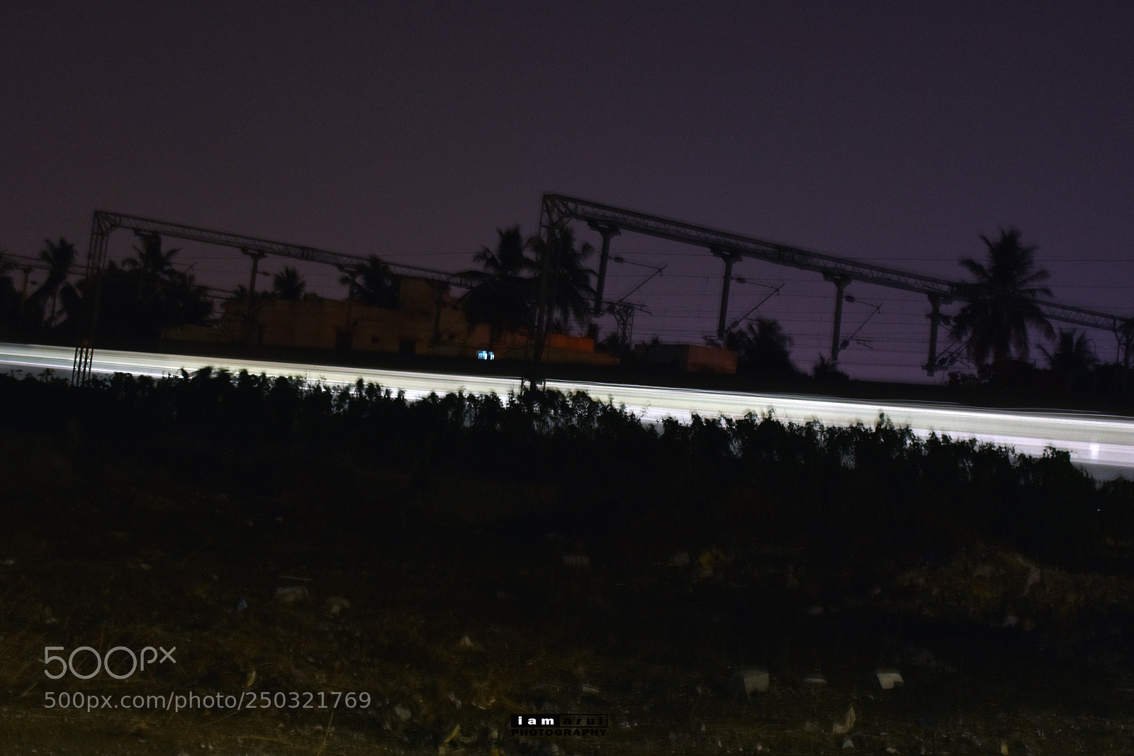 Nikon D3400 sample photo. Local train crossing under photography