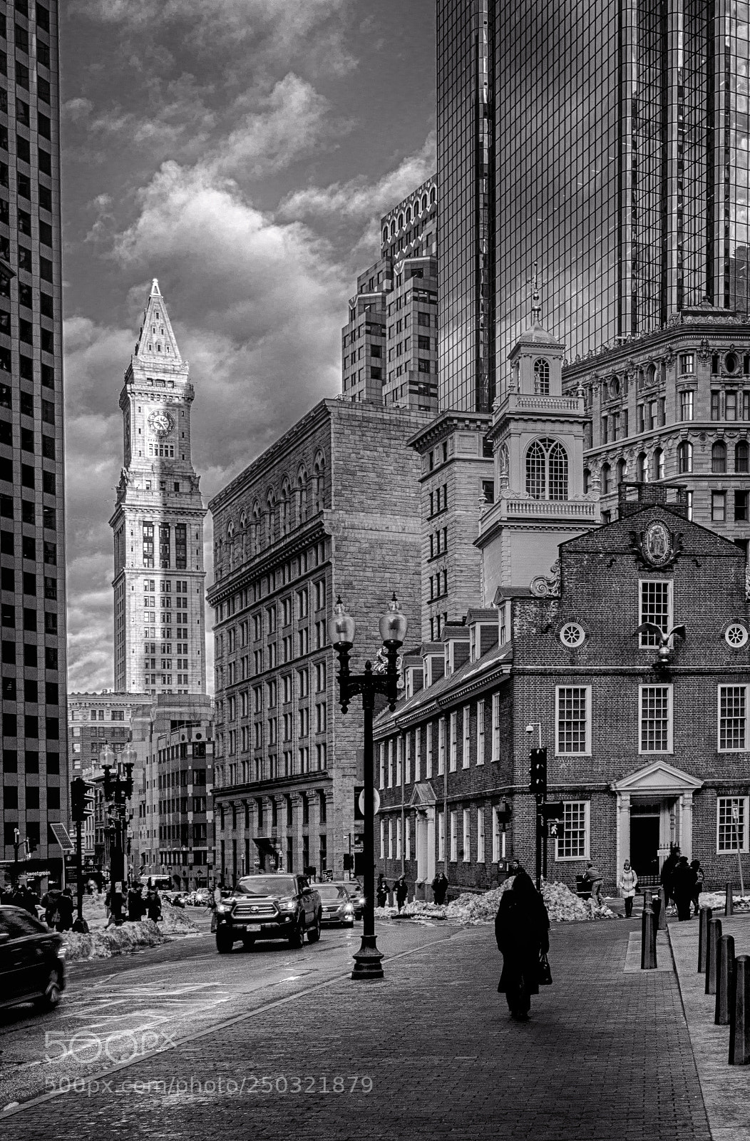 Nikon D800 sample photo. Boston old state house photography