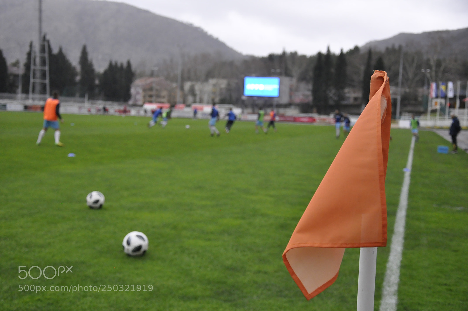 Nikon D90 sample photo. Corner flag photography