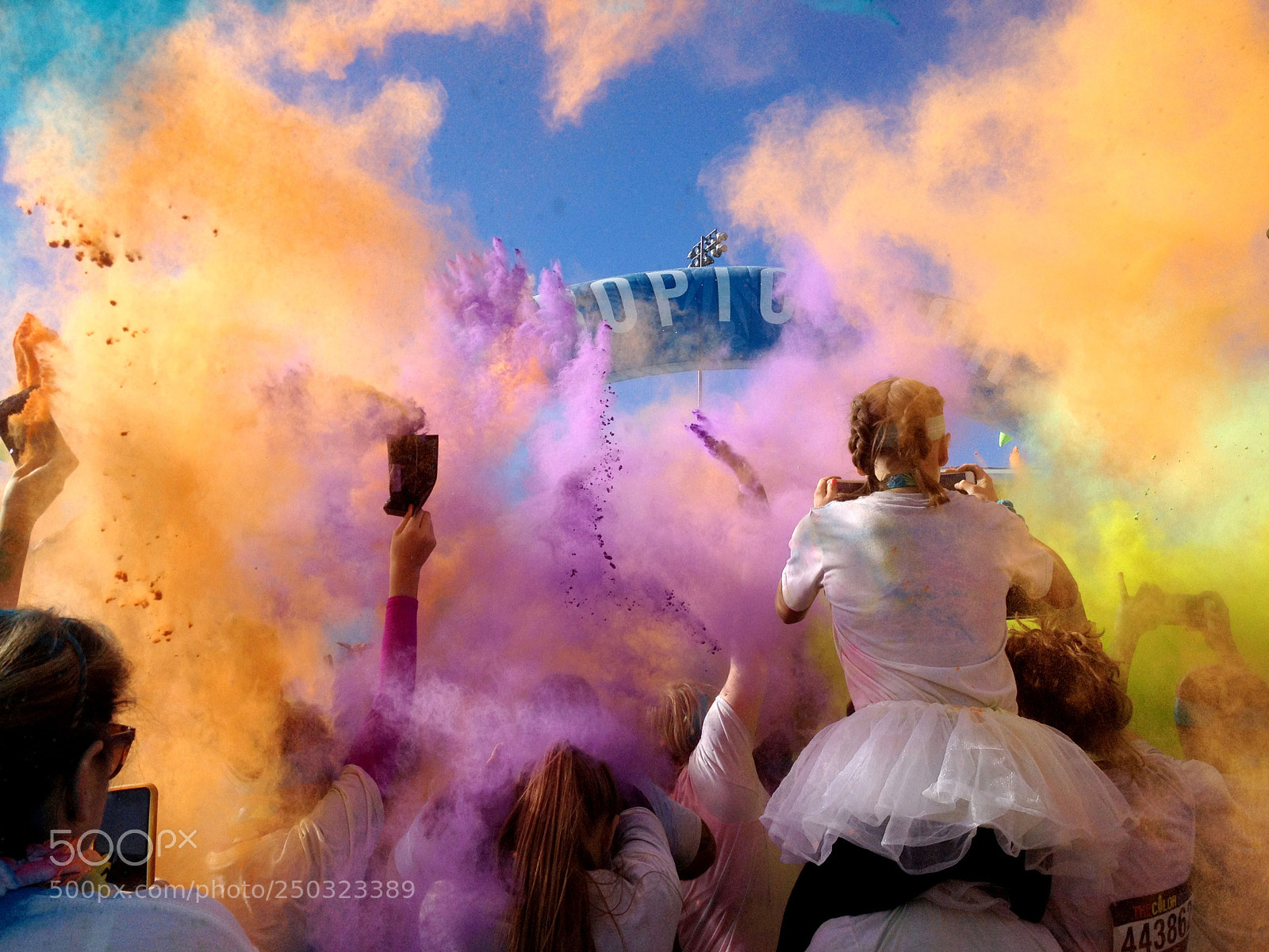 Apple iPhone 4S sample photo. Color run 2015 photography