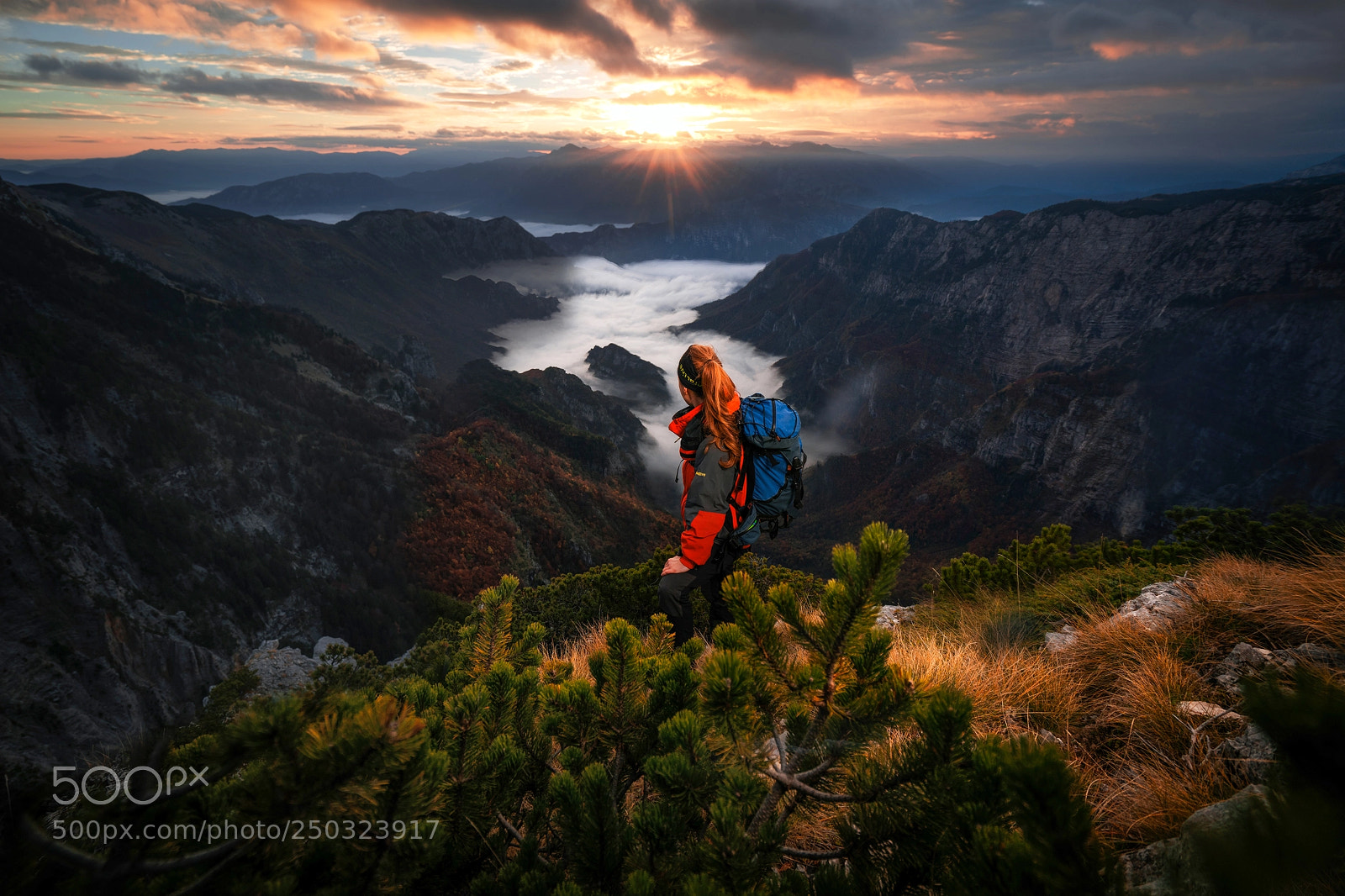 Sony a7R II sample photo. Mountain sunrise photography