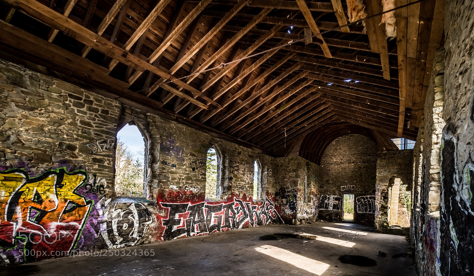 Olympus OM-D E-M1 Mark II sample photo. Inside abandoned stone butter photography